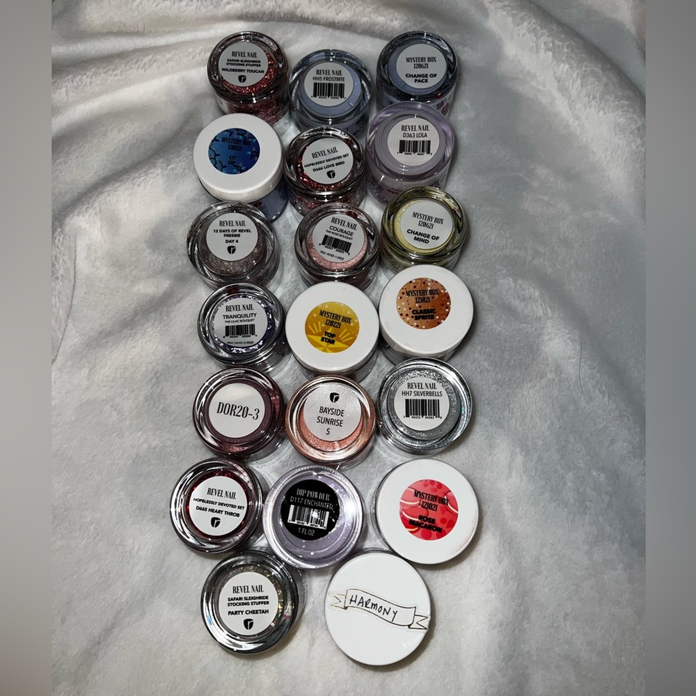 Revel Nail dip powder lot 20
